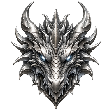 Silver dragon membership emblem
